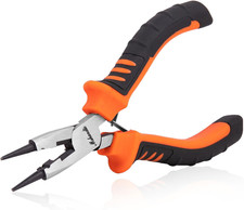 Round Nose Pliers - 5" Multipurpose Mini Pliers, High Carbon Steel, Ideal for Je