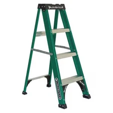 Louisville Fs4004 4 Ft Fiberglass Stepladder, 225 Lb Capacity