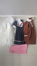 Vintage 80s Girls Spring/ Summer Dresses Shorts Size 6/7 Lot Of 4