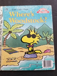 Golden Book Where S Woodstock Snoopy And Friends 19 Peanuts Gang Ebay