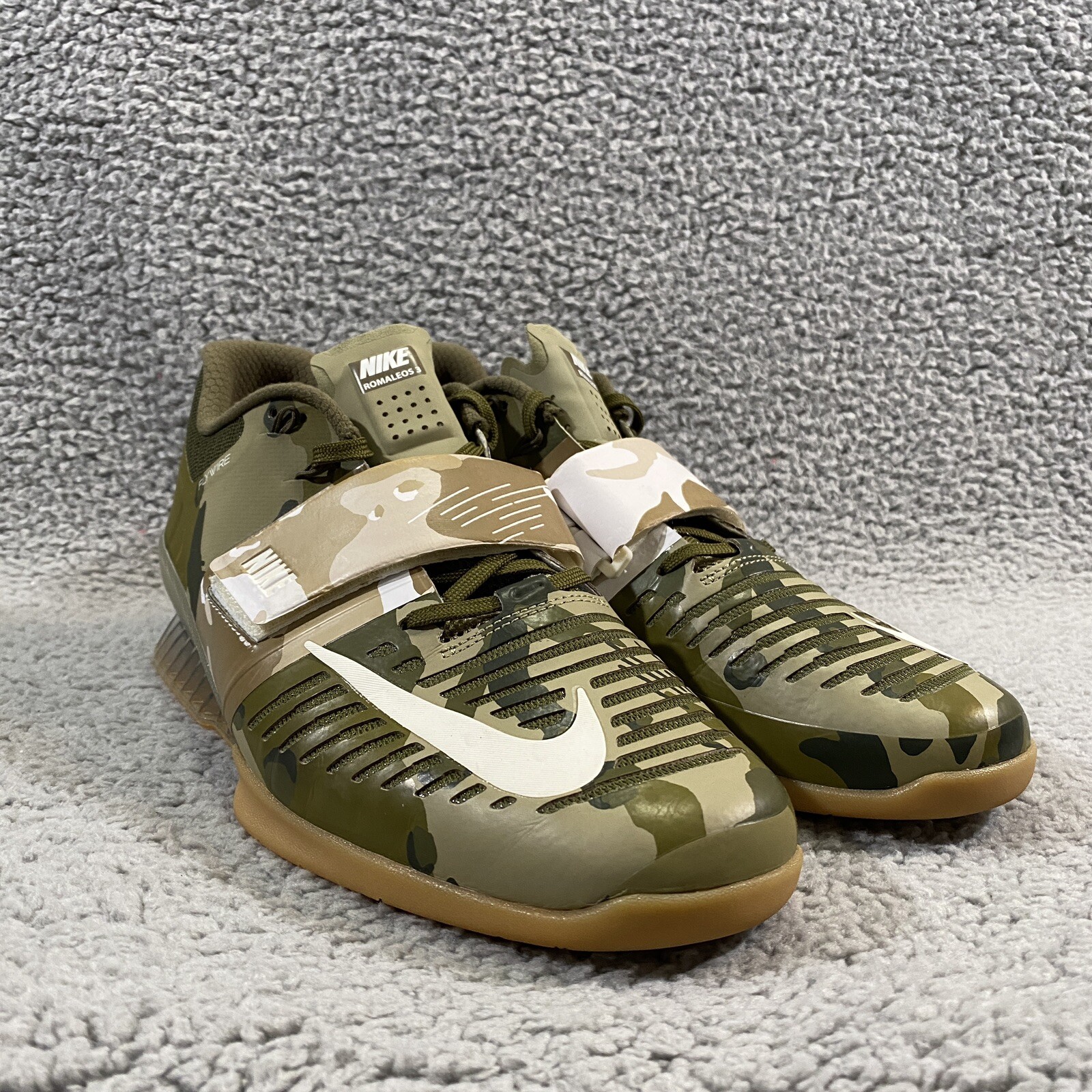 Nike Romaleos 3 Men Weightlifting Shoes Size 13 Green… Gem