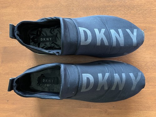 DKNY Women's Jadyn Sneakers Black Size 6.5 - 第 5/8 張圖片