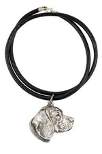 Beagle - Necklace With Dog, Silver-Plated Pendant for Hundefans, Unique