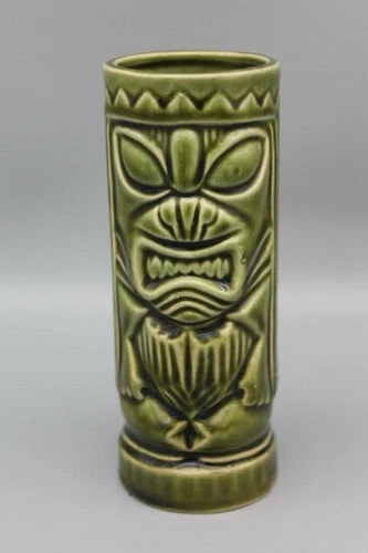 Tiki Mug Green R-5 Orchids of Hawaii Vintage