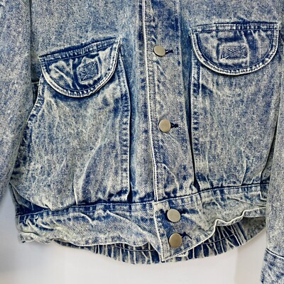 ジャケット・アウター stone  1985 archive 80s Vintage 80's Modern Male Acid Stone Washed Denim Jacket | eBay