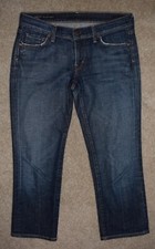 Citizens Of Humanity Jeans Kelly 063 Low Waist Cropped Stretch Denim Capris 27