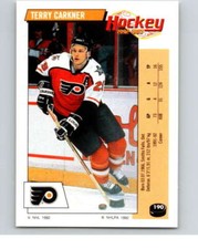 1992-93 Panini Stickers Hockey  #190 Terry Carkner  Philadelphia Flyers V82860