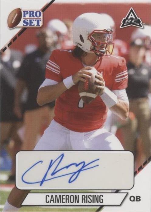 2021 Leaf Pro Set College - Autographs Cameron Rising #PS-CR1 (AU, RC ...