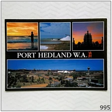 Port Hedland WA 4 Views Postcard (P995)