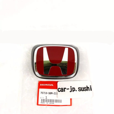 HONDA Original ACURA Integra DC5 Type-R 2005-2006 Frontgrill Rot ''H'' Emblem OEM