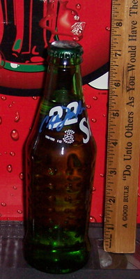 1999 SPRITE CLYDE DREXLER #22 8 OUNCE GLASS SPRITE BOTTLE