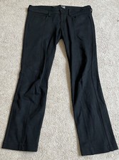Love Moschino Black Viscose Blend Cropped Pants Sz. 4