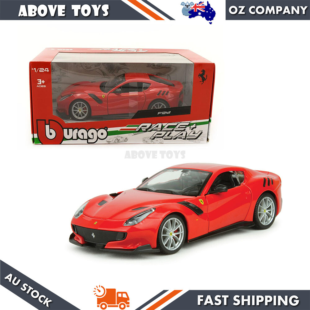 Bburago 1:24 Scale Ferrari F12 TDF Red Diecast Model Car Toy