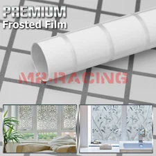 4"x8" Sample Frosted Film Glass Home Bathroom Window Security Privacy #5042
