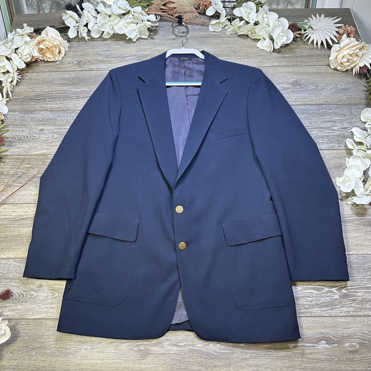 ジャケット・アウター Levi's ACTION SUIT Jacket Navy 1980s 42R Vintage Levi's Blazer Men's Action Suit Coat Size 40-42L