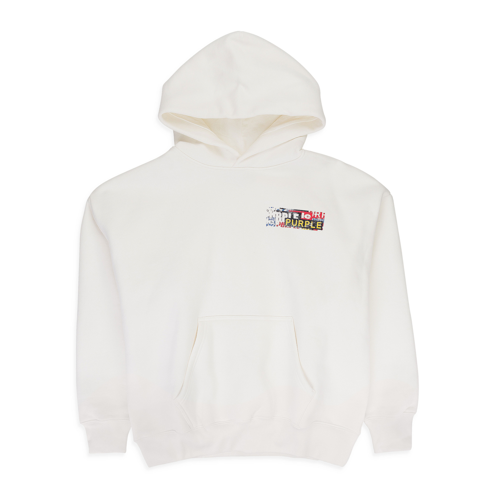NWT Фиолетовый бренд HWT FLEECE PO HOODY OFF WHITE ТОЛСТОВКИ И СВИТШОТЫ Размер S $345