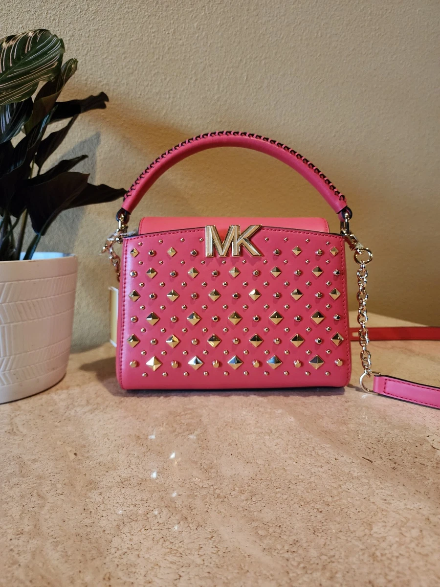 Michael Kors Karlie SMALL Studded Logo Crossbody/ HandBag