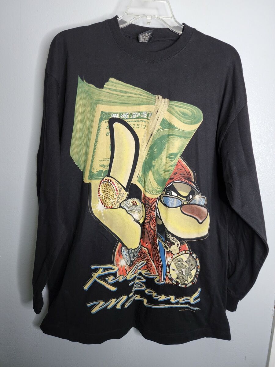 VTG 2000s Y2K Mens 2XL Rubber Band Man Hip Hop Bling Money VTG 2000s Y2K Mens 2XL Rubber Band Man Hip Hop Bling Money