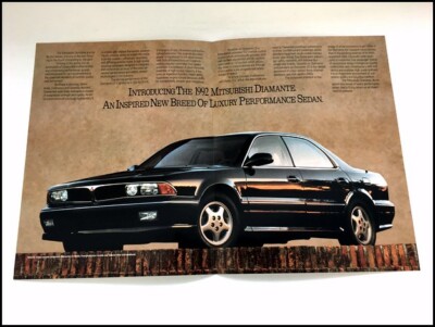 MITSUBISHI DIAMANTE カタログ セット 1992 Mitsubishi Diamante Original Car Sales Brochure Folder | eBay