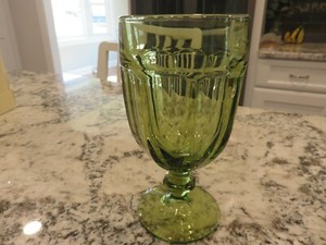 libbey gibraltar green glassware