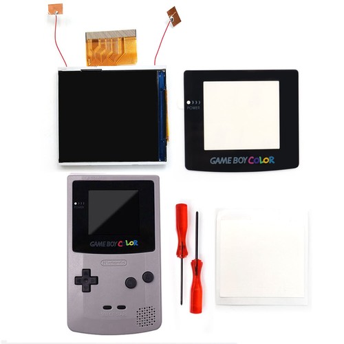 Drop In 2.45" Menu IPS Backlight LCD Kit For Gameboy Color GBC No Weld No Trim - Picture 14 of 35