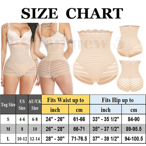 Cross Compression Belly Body Shaper Women High Waist Panties Abs Shaping Briefs - Picture 22 of 32