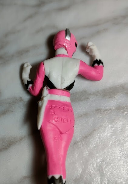 ゲッチャリマン　ピンク Ginga Pink The Galactic Warriors Gingaman mini figure