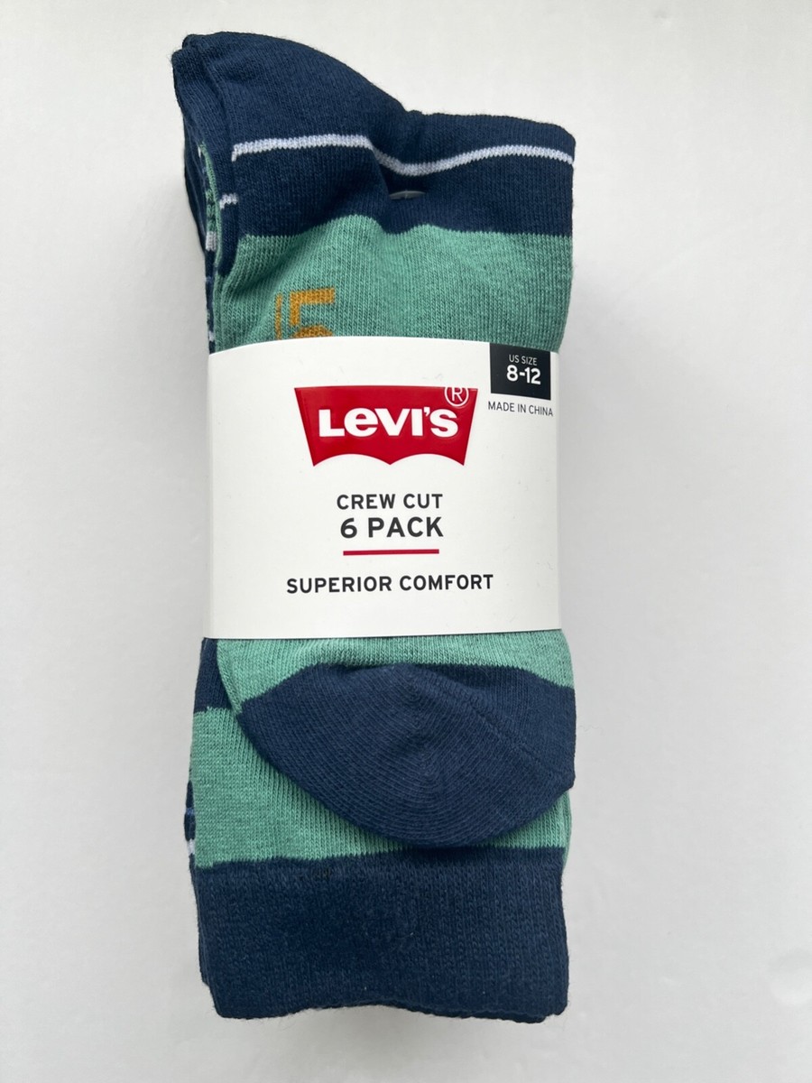 Levi's Unisex Sneaker Crew Sock, Martini Olive, 35/38 Dès 9