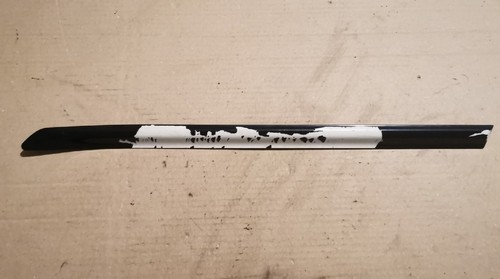 BMW E46 Coupé Außen Zierleiste hinten links Schwarz - Stark Beschädigt