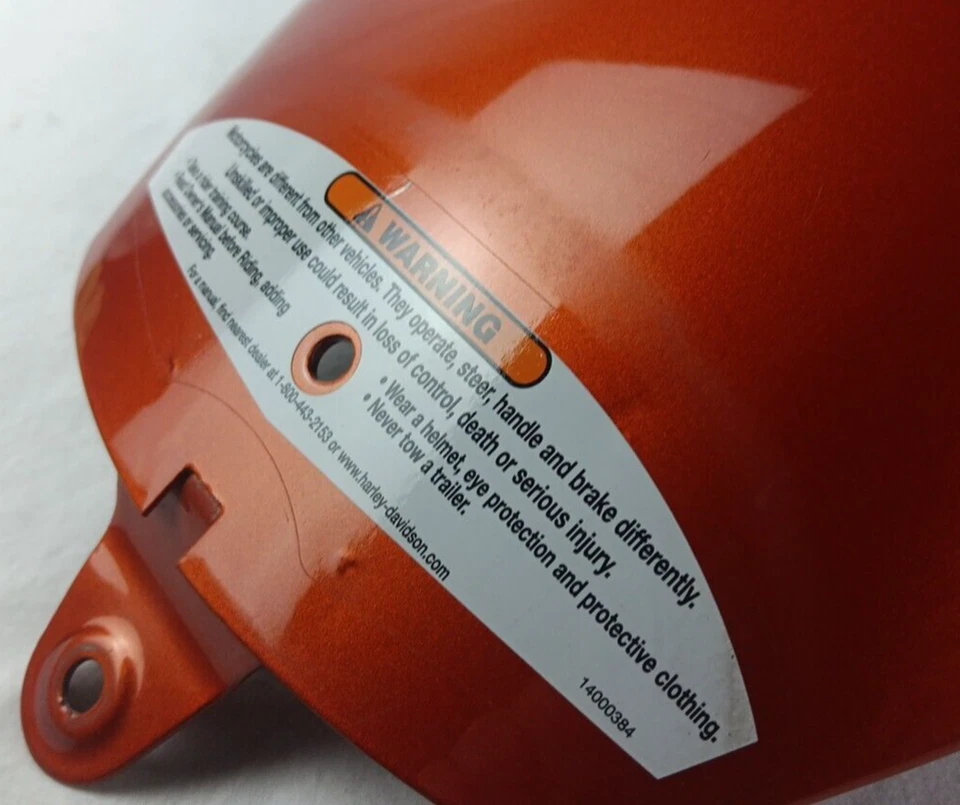 Harley Davidson V-ROD VRSC 夜杆 SEDONA 橙色空气盒过滤器罐盖 — 第 4/4 张图片