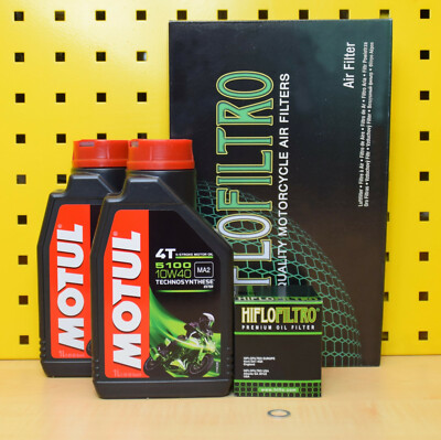 Kawasaki 650 Ninja Vulcan-S Z650 Service Öl Ölfilter Luftfilter Motul 5100 10w40