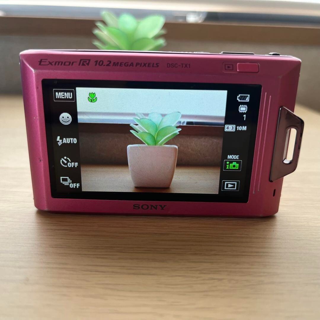 SONY DSC-TX1 ピンク【動作OK・美品】箱/付属品あり すぐ使える♪SONY DSC-TX1 ピンク【動作OK・美品】箱/付属品あり
