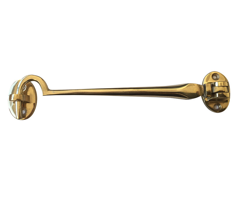 150mm Cabin Hook Polished Brass JV110DPB (Frelan)