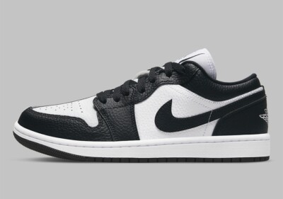 Nike Air Jordan 1 Low Homage White Black Sneakers Retro DR0502-101 Women Sizes