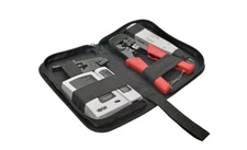 Tripp Lite 4-Piece Network Installer Tool Kit, Cable Tester, Crimper, LSA Punchd