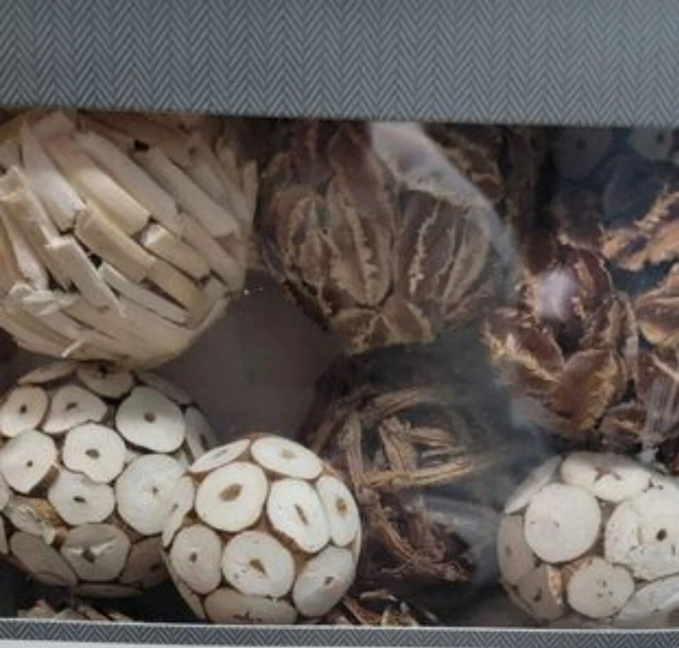 Деревянный и кремовый цветной наполнитель для вазы новая нераспечатанная коробка - Изображение 2 из 2