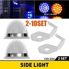 Amber Blue Watermelon LED Lights Turn Signal Light Mirror Mount Watermelo2-10x