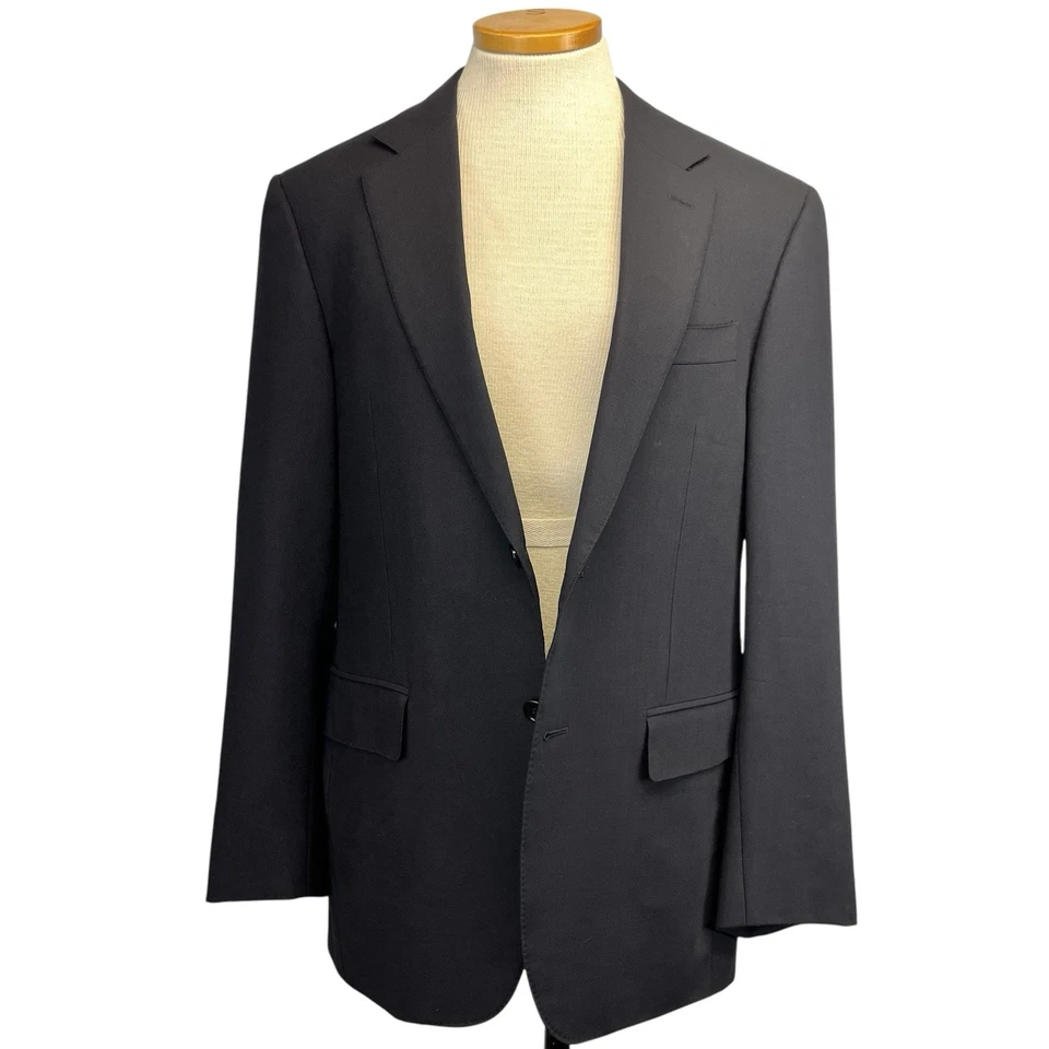 Blazer de viaje de lana Canali resistente al agua para hombre abrigo deportivo chaqueta informal 50R Foto 2 de 4