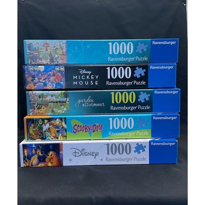Ravensburger 1000 Piece Puzzles, Set of Five (5) Excellent Condition