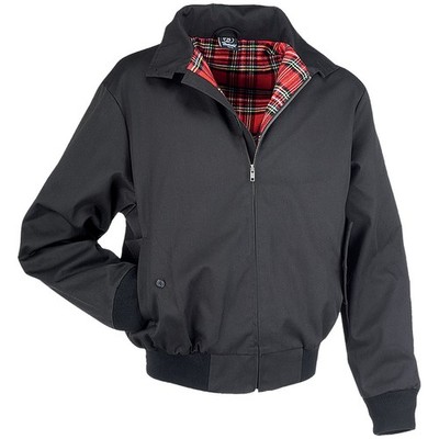 Brandit Lord Canterbury Jacke Blouson English Style Karofutter schwarz S-5XL