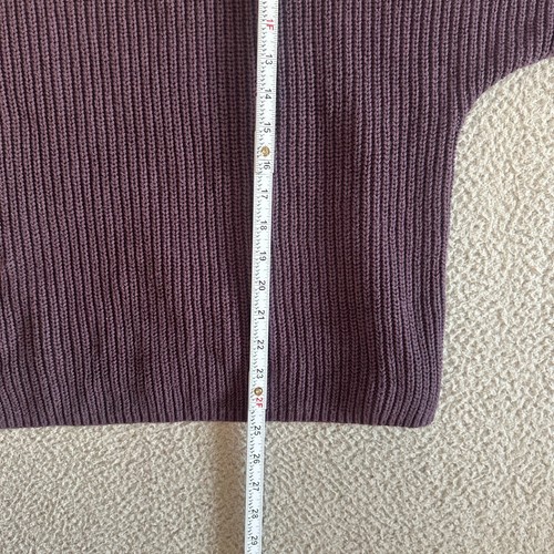 Pact Wasserfallausschnitt Pullover One Size Bio Baumwolle Dolman Oversized Lila - Bild 4 von 12