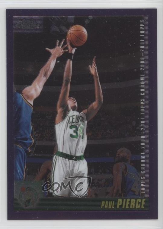 2000-01 Topps Chrome Paul Pierce #51 HOF 5jz
