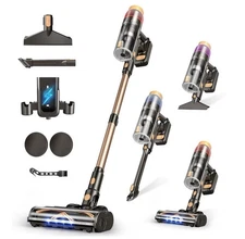 VBUOO Cordless All Floor Stick Vacuum Cleaner w/Wall Mount Charger