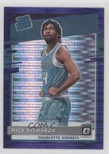 2020-21 Donruss Optic Rated Rookie Target Purple Pulsar Prizm Nick Richards 03ox