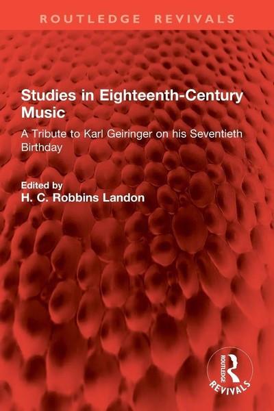 Studies In Eighteenth-Century Music H. C. Robbins Landon Taschenbuch Englisch-image