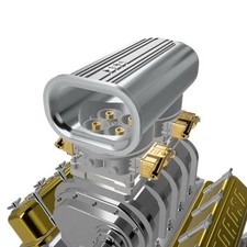 125 Bbc 454 Supercharged Gasser Motor W Muncie 4 Sped 3d Printed