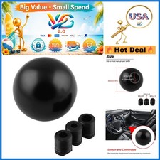 Universal Aluminum Shift Knob Adapter Kit For Most Manual Cars Black Universal Aluminum Shift Knob Adapter Kit For Most Manual Cars Black