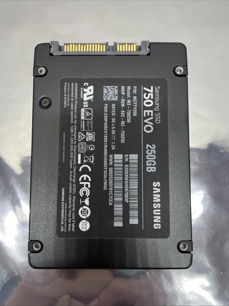 Samsung SATA III 2.5 in Form Factor 256 GB Internal Hard Disk
