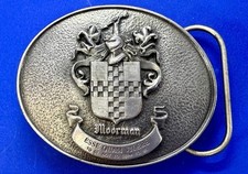 Moorman Coat of Arms Esse Quam Videre 91 Limited Edition Heritage Belt Buckle