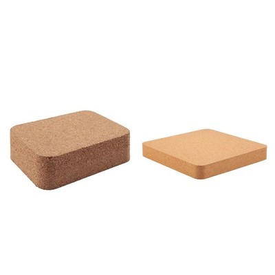 Korkblock Korkmatte Korkholz Schleifblock zum Schneiden von Loch Leder Prägen